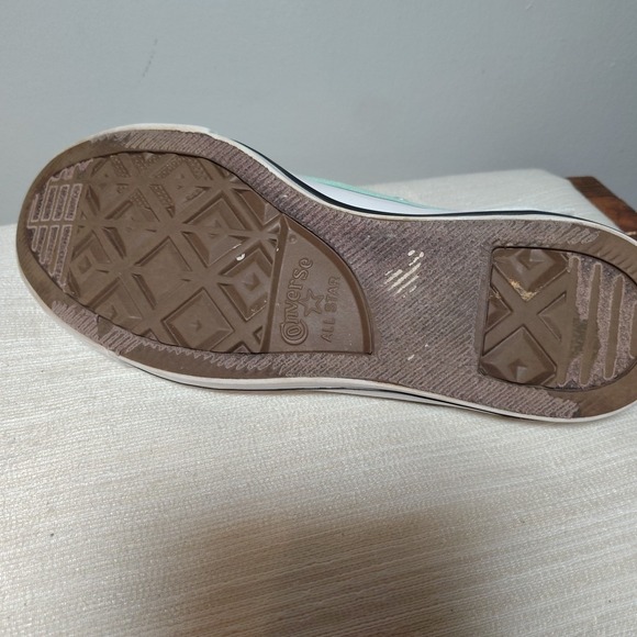 Converse Unisex CT All Star Teal Green Sneakers Size M 8 W 10 Low Top - Picture 12 of 13